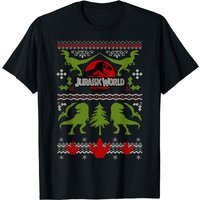 Jurassic World Dinosaur Xmas Ugly Sweater T-shirt