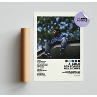 J. Cole / 2014 Forest Hills Drive / Album Cover Poster — Affiches et impressions