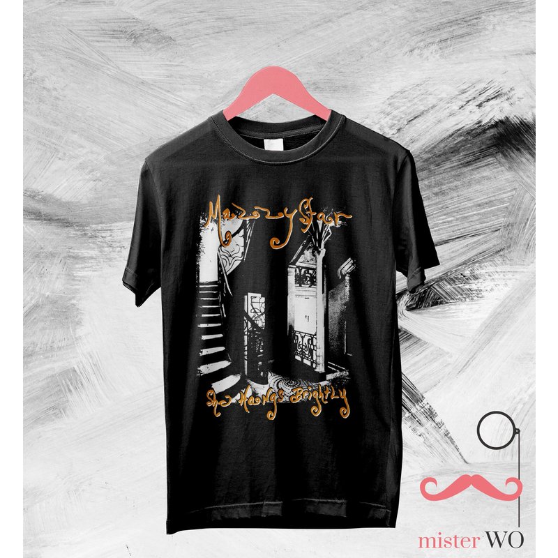 Mazzy Star She Hangs Brightly 1990 Vintage T-shirt — T-shirts pour hommes