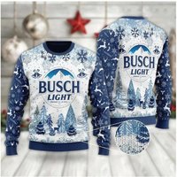 Busch Light Funny Christmas Sweater — Sweats à capuche pour hommes