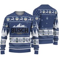 Busch Beer Ugly Xmas Christmas Sweater