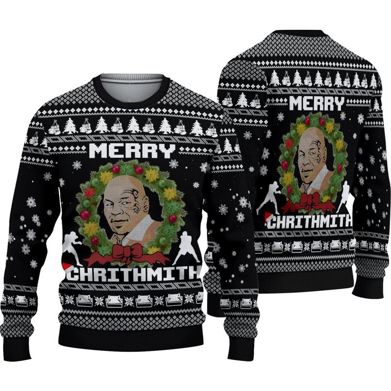 Mike Tyson Merry Christmith Christmas Sweater