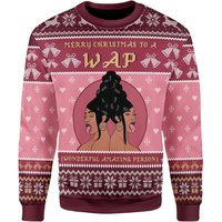 Cardi B Merry Christmas To A Wap Ugly Christmas Sweater