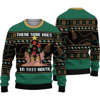 Cardi B There Is A Christmas Hos In This House Ugly Christmas Sweater