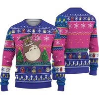 Totoro Ghibli Studio Ugly Christmas Sweater