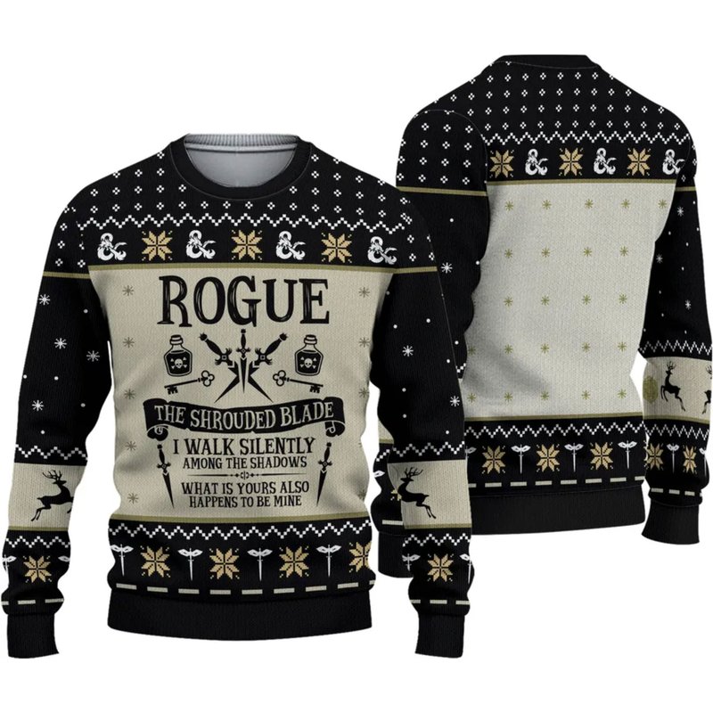 Dnd Classes Collection Christmas Sweater