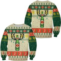Dos Equis Reinbeer 3d Print Christmas Sweater