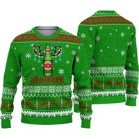 3d Dos Equis Reinbeer Christmas Sweater