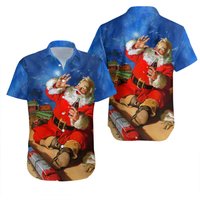 Christmas Santa Hawaiian Shirt
