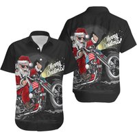 Santa Print Hawaiian Shirt