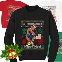Travis Scott Ugly Christmas Sweater - Happy Christmas Sweatshirt