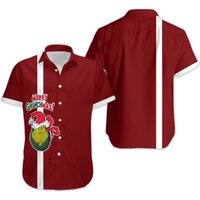 Merry Grin Xmas Hawaii Shirt — Chemises décontractées pour hommes