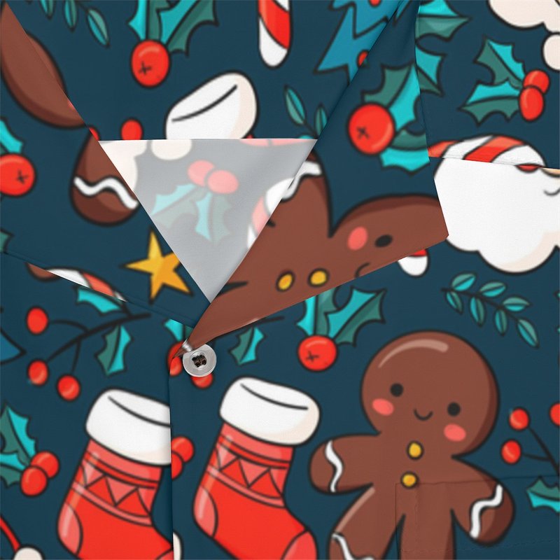 Christmas Hawaiian Shirt — Mens Casual Shirts