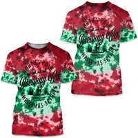 3d Tie Dye Christmas Shirt For The Holidays