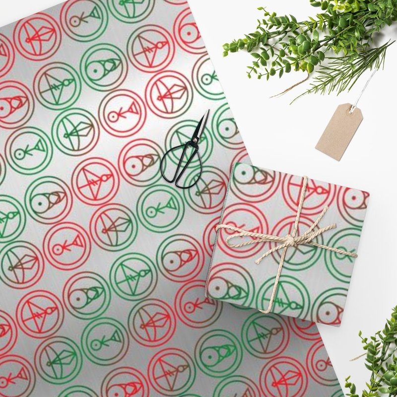 Owl House Glyphs Christmas Wrapping Paper - Gift Wrap Roll — Papier cadeau et fêtes