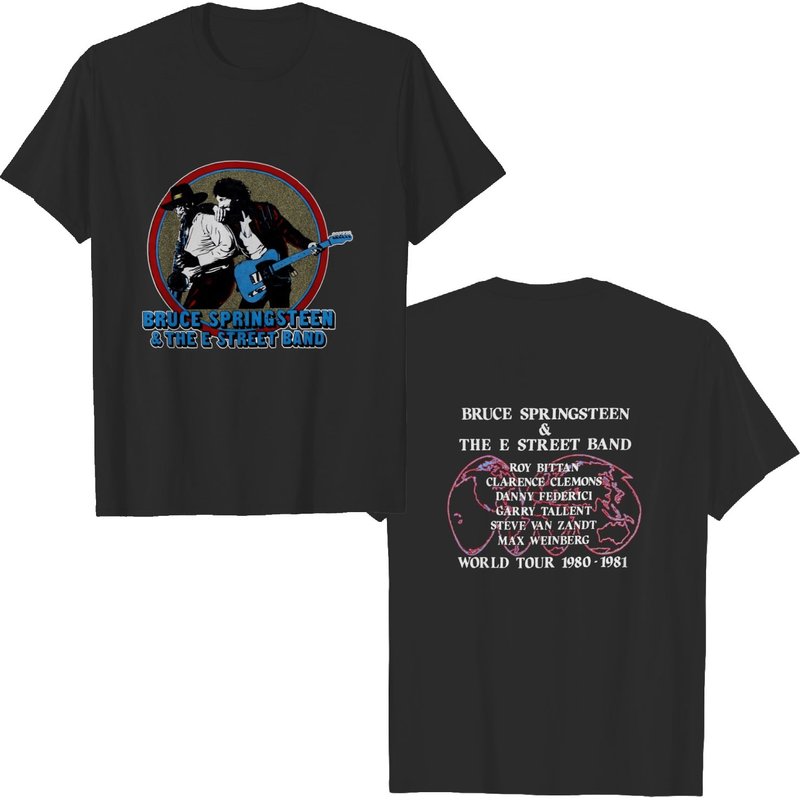 1980/81 Bruce Springsteen Tour Shirt — T-shirts pour hommes