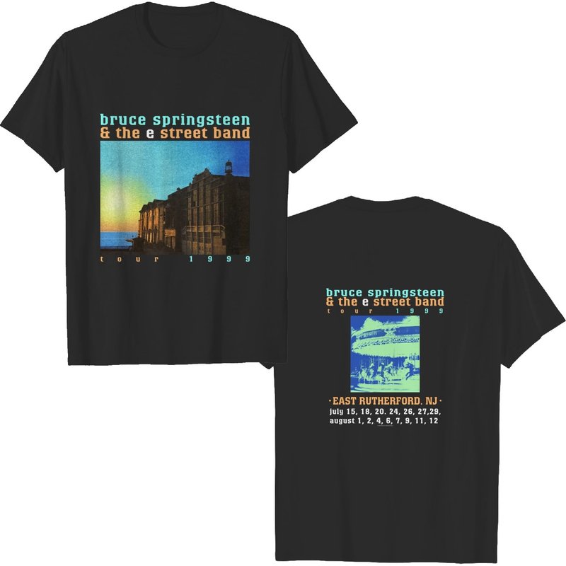 90s Bruce Springsteen And The E Street Band 1999 New Jersey Reunion Tour Shirt — T-shirts pour hommes