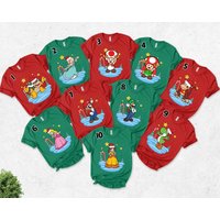 Super Mario Christmas Family T-shirt