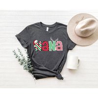 Nana Christmas Gift Tee - Cute Holiday Apparel