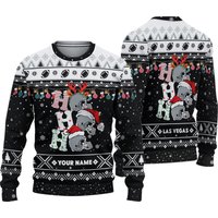 Las Vegas Christmas 3d Sweater