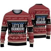 Let's Go Brandon Ugly Christmas Sweater, Ugly Christmas Sweater
