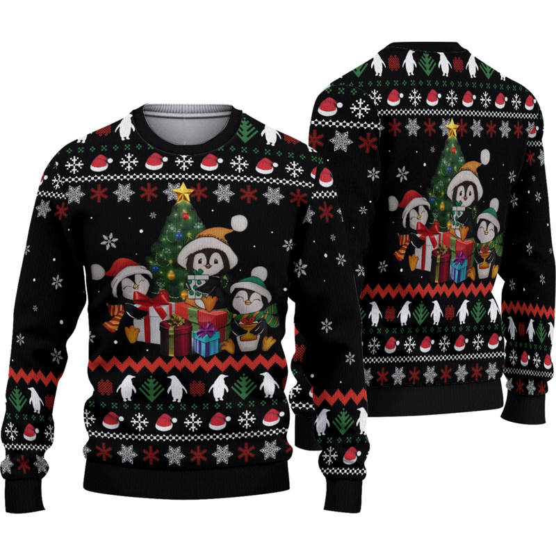 Penguins Ugly Christmas Sweater