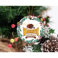 Washington Football Chritmas Ornament, Football Christmas Oranment