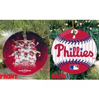 Phil.lies October Red Ornament, Philadelphia Baseball Team — Ornements