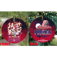 Philadelphia Baseball Team, Baseball Fan Gift, Xmas Holiday Ornament