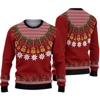 Guitar Classic Ugly Knitted Christmas Sweater