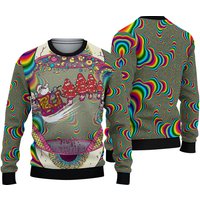Mushroom Ugly Knitted Christmas Sweater