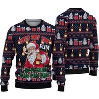 Rum Christmas Ugly Knitted Christmas Sweater