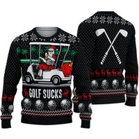 Golf Ugly Knitted Christmas Sweater