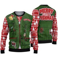 Merry Fishmas Ugly Knitted Christmas