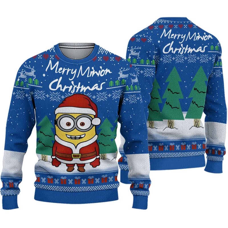 Merry Minion Ugly Christmas Sweater