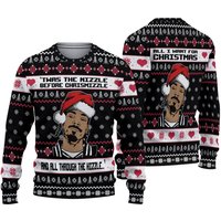 Christmas Ugly Sweater, Snoop Dogg Ugly Sweater