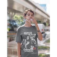 I Wanna Be Your Slave Maneskin T-shirt, Rock Band Shirt — T-shirts pour hommes