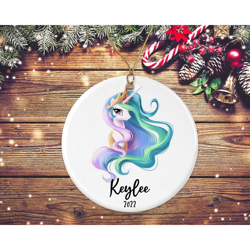 Personalized My Little Pony Ornament, Cute Celestia Ornaments Gift — Ornaments