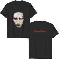 Vintage Marilyn Manson T-shirt, Marilyn Manson Red Lips Rock Heavy Metal Unisex T-shirt — T-shirts pour hommes