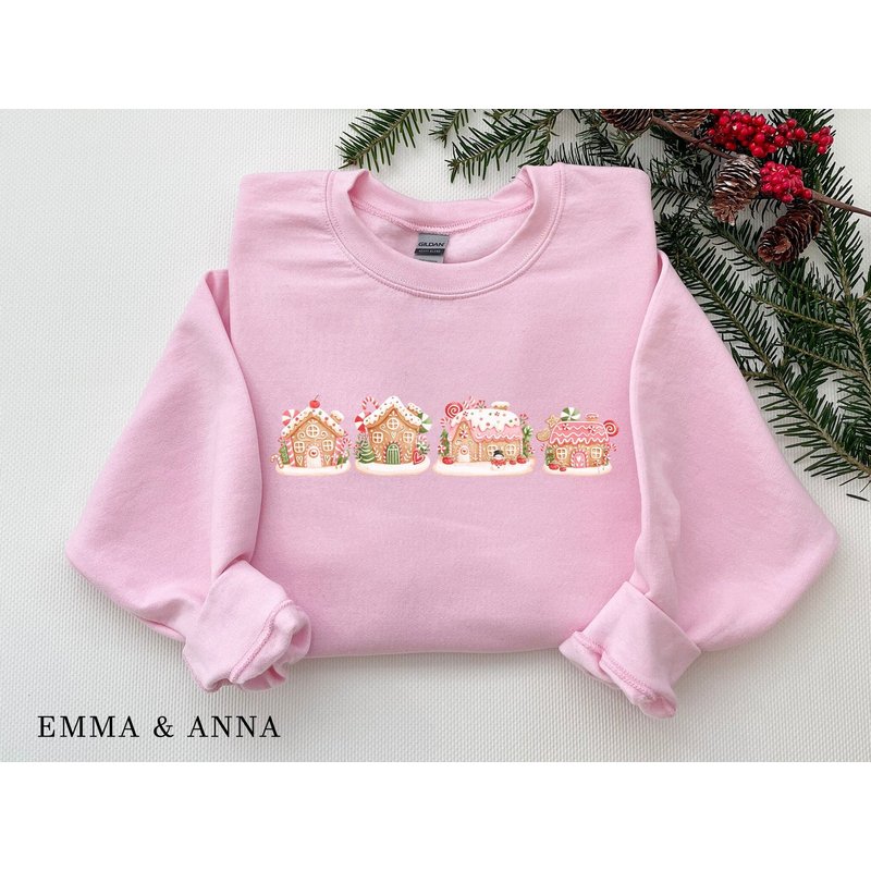 Gingerbread Sweatshirt, Christmas Sweatshirt