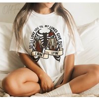 Love You Till My Lungs Give Out I Ain't Lyin Shirt, Tyler Childers Shirt — T-shirts pour hommes