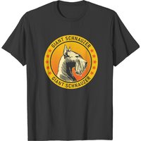 Giant Schnauzer Giant Schnauzer Dog Portrait T-shirts — T-shirts pour hommes