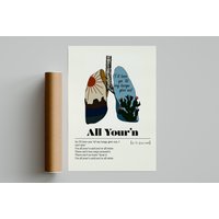 Tyler Childers All Your'n Poster | Music Print | Music Wall Art