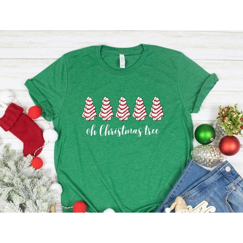 Christmas Tree Cakes Festive T-shirt — T-shirts pour hommes