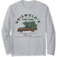 Griswold's Christmas Tree Farm Funny Xmas Vacation Long Sleeve T-shirt — T-shirts pour hommes