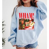 Wham Christmas Sweatshirt, Xmas Santa Sweatshirt, George Michael Sweatshirt — Sweats à capuche pour hommes