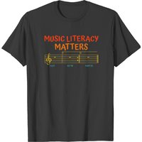 Music Music Literacy Matters I Like To Eat Puppies T-shirts