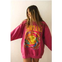 Nlrvana Smiley Sweatshirt, Nlrvana Aesthetic Smiley Sweatshirt
