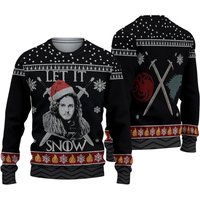 Let It Snow Wool Knitted Sweater