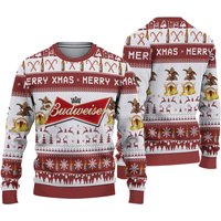 B U D W E I S E R Merry Xmas Ugly Christmas Sweater